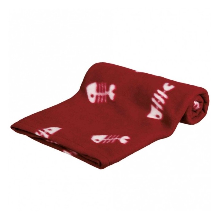 Trixie Fleecedecke Beany - bordeaux 100 x 70 cm