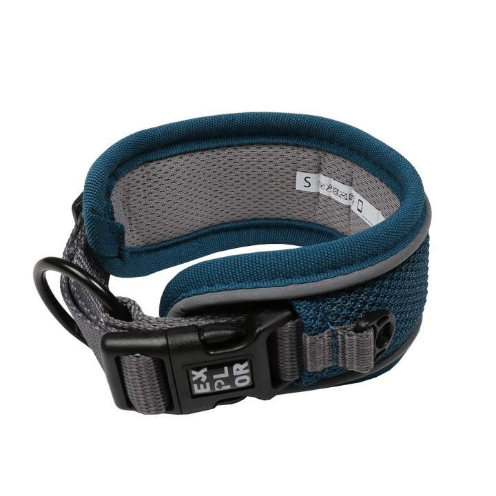 Duvoplus EXPLOR Ultimate Fit Control Halsband Classic - petrol blue - L - 45-51cm