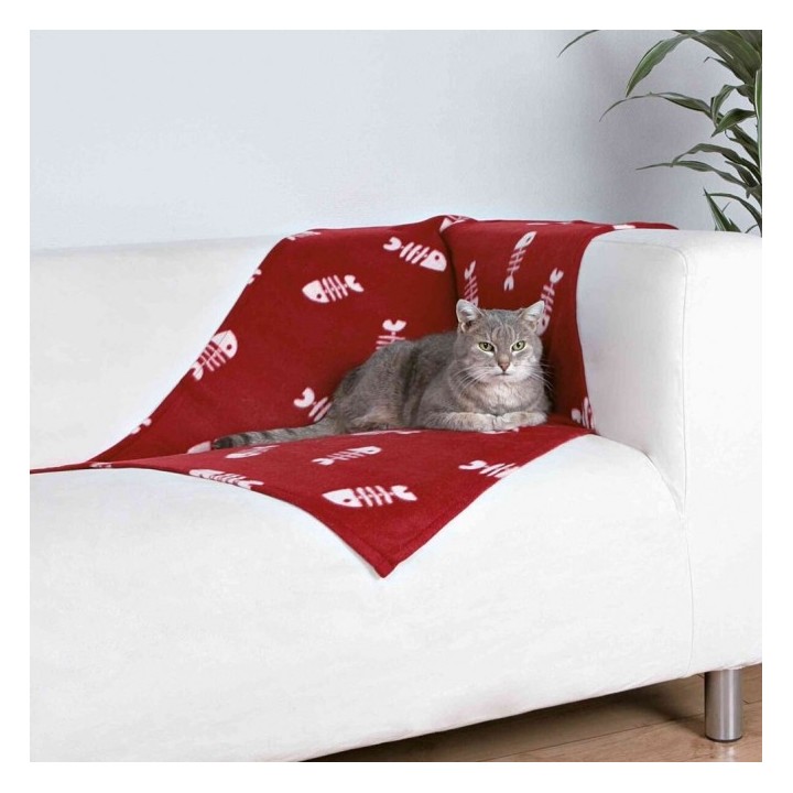 Trixie Fleecedecke Beany - bordeaux 100 x 70 cm