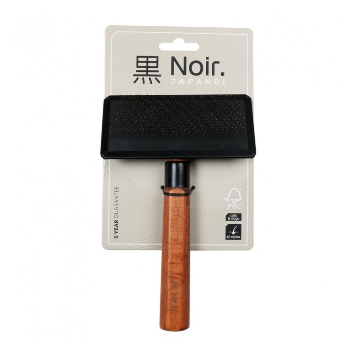 EBI Noir Japandi Slicker-Bürste - L - 185 x 115 x 3cm