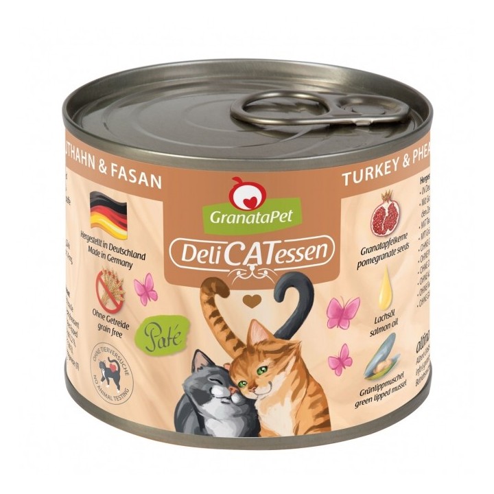 GranataPet Delicatessen Dose Truthahn & Fasan - 200 g