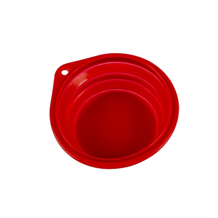 Duvo Silikon-Reisenapf - rot - 2000ml-22cm