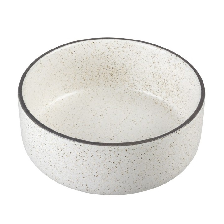 Duvoplus Keramiknapf Stone Speckle - weiß - 1500ml