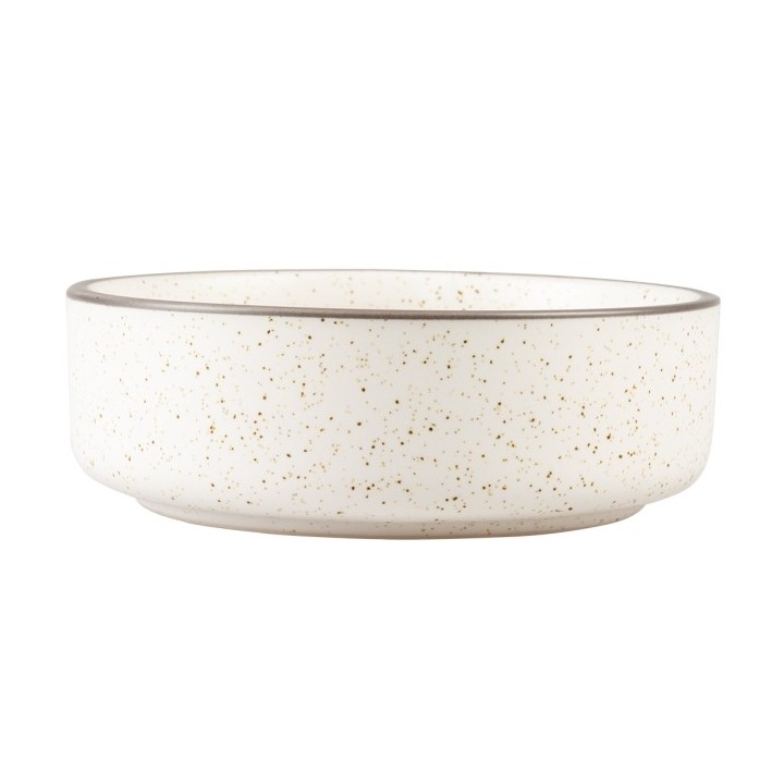 Duvoplus Keramiknapf Stone Speckle - weiß - 1500ml