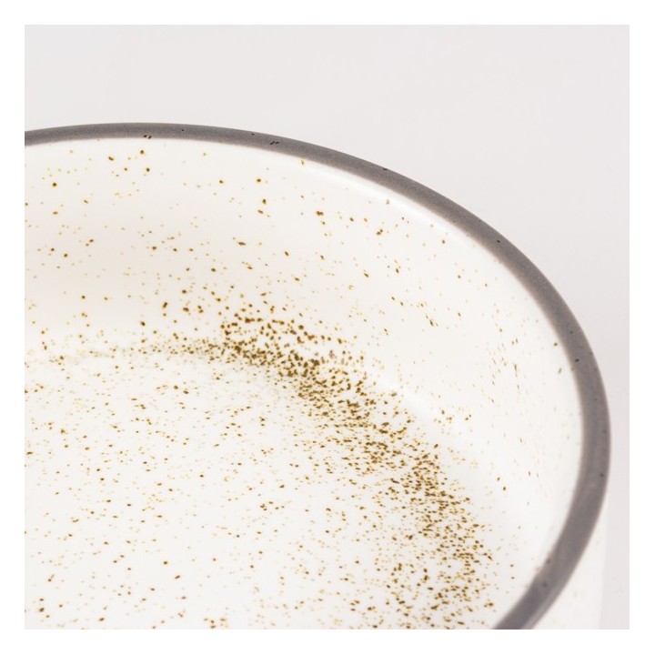 Duvoplus Keramiknapf Stone Speckle - weiß - 1500ml