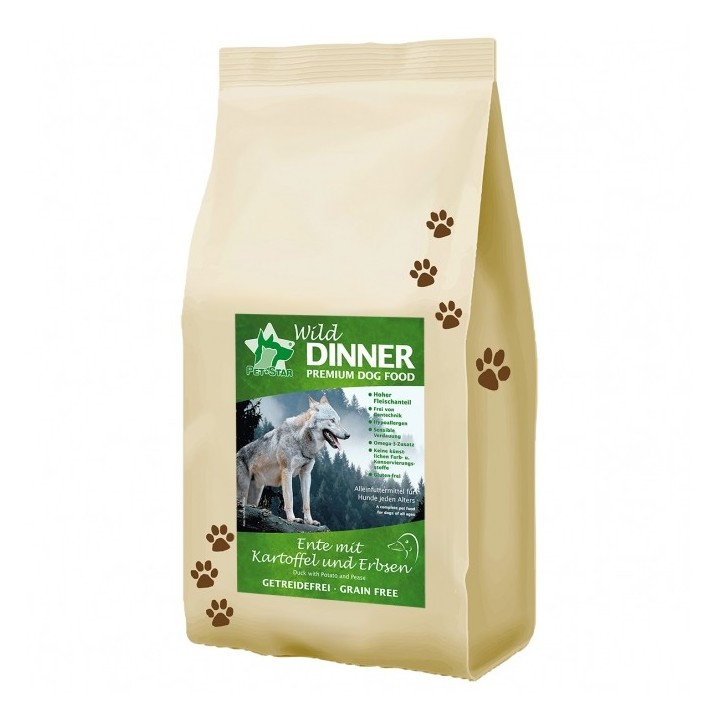 Wild Dinner Ente - Getreidefrei - 12 kg