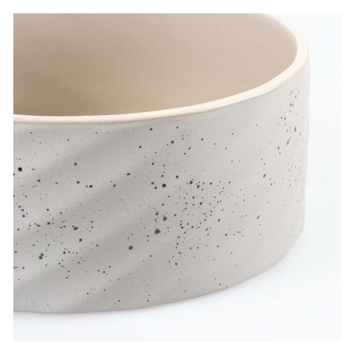 Duvoplus Keramiknapf Stone Wavy Dune - 1250ml - 18x18x75cm