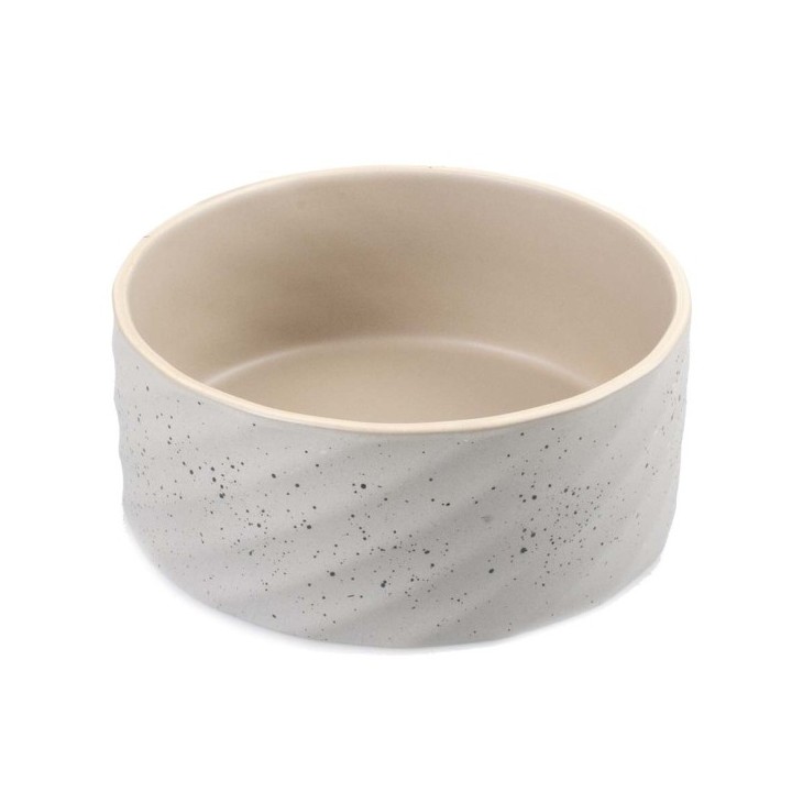 Duvoplus Keramiknapf Stone Wavy Dune - 2100ml - 215x215x8cm