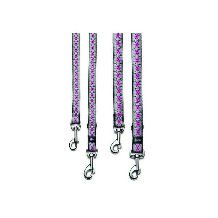 Karlie Art Joy Plus Führleine RHOMBUS - Pink - 200cm x 15mm