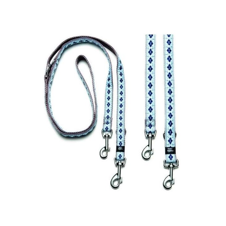Karlie Art Joy Plus Führleine RHOMBUS - Blau - 200cm x 15mm
