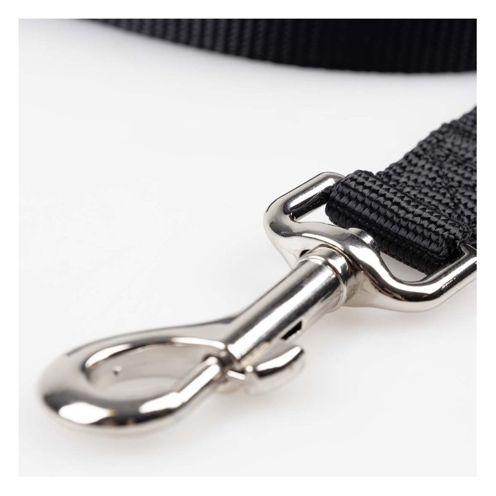 Duvoplus EXPLOR Trackingleine Classic flach - schwarz - 10m/20mm